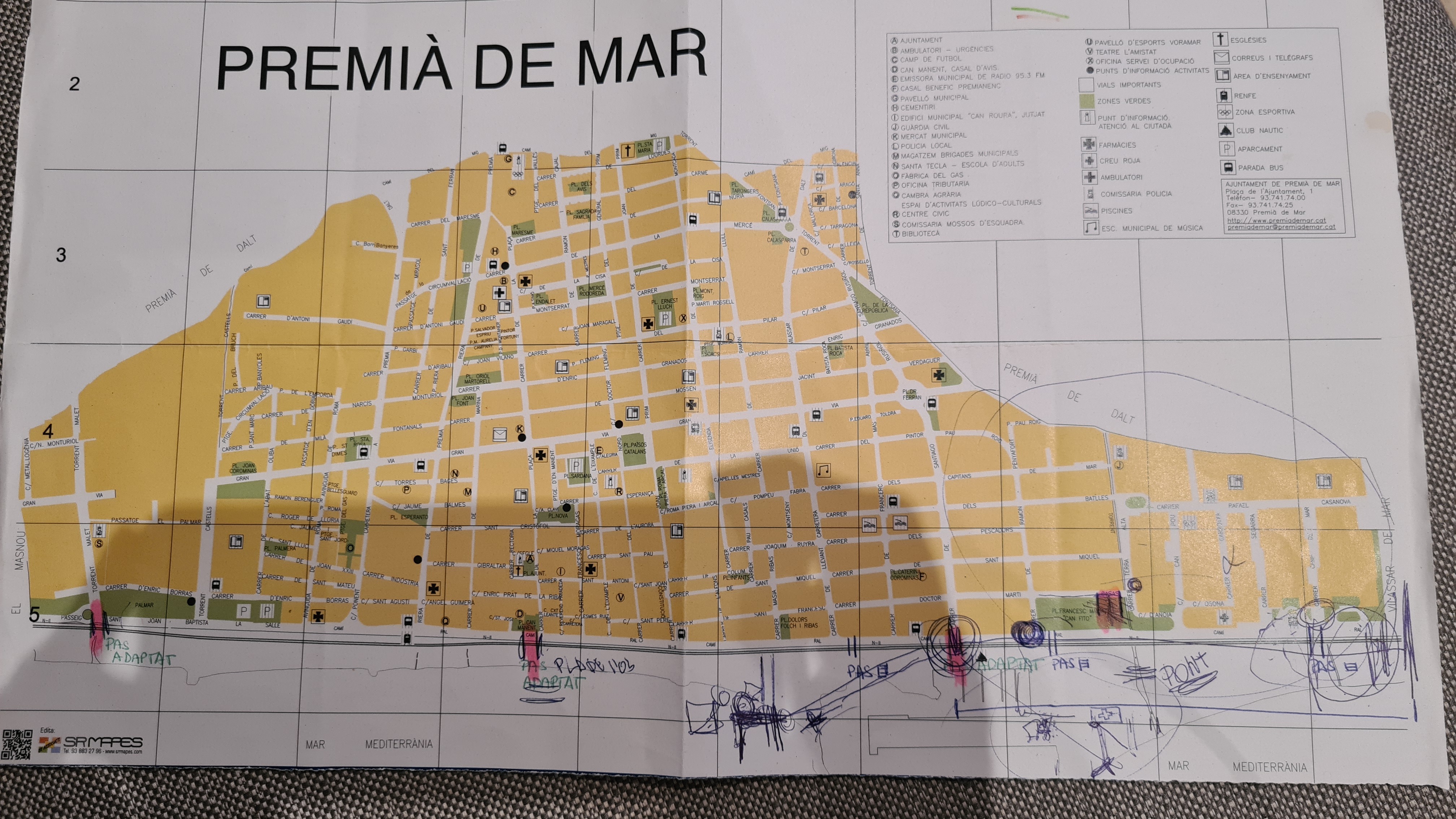 Imatge pels mitjans: Fer accessible per persones amb mobilitat reduïda el pas a la platja de Llevant.(CAN POU)