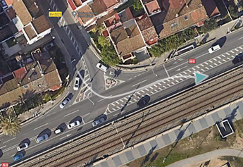 Giro Sentido Mataró carretera de Vilassar de Dalt/carrer de llevant